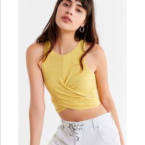 Urban Outfitters Twist Front Crop Top
